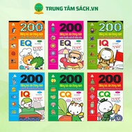Book - 200 Smart Stickers - Developing EQ, IQ, CQ for Children (Odd 6 Books)