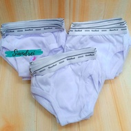 6Pcs/12Pcs kids Brief 0-3years Old Baby Underwear Boy Plain white kids underwear boy