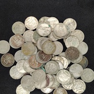 koin kuno indonesia pechan 25 rupiah burung merak