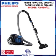 PHILIPS FC9350/01 POWERPRO COMPACT BAGLESS VACUUM CLEANER, POWERCYCLONE 5, H13 FILTER, 1800W, 2 YEARS WARRANTY
