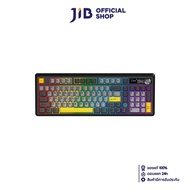WIRELESS KEYBOARD (คีย์บอร์ดไร้สาย) AJAZZ AK980 LCD (STARRY NIGHT) (MAILA SWITCH RGB EN/TH) (#102400