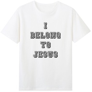 เสื้อยืดแขนสั้น Kaka Retired Football Jersey ระลึกถึงตัวอักษร I Belong to Jesus สำหรับผู้ชาย ผ้าฝ้าย