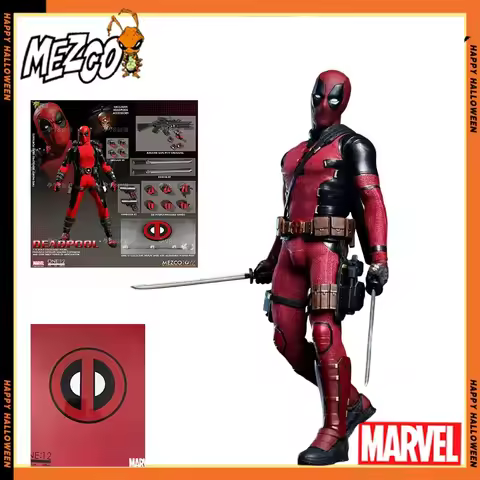 Mezco Toyz creates 1/12 finished mobile dolls, Marvel Comics Deadpool character models, as the perfe