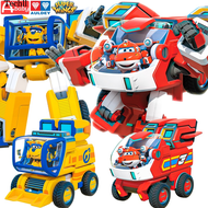 Super WINGS animated Transformer Robot Toy ขนาด18ซม