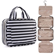 BAGSMART Toiletry Bag Travel Bag with Hanging Hook, Water-resistant Makeup Cosmetic Bag Travel Organ