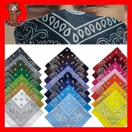 Cotton Square Scarf Scarves Hip Hop Fashion Paisley Printed Wrist Head Band Headpiece Hanky 55x55cm