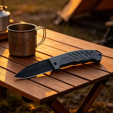 EXTREMA RATIO-RAO-C, a portable all-steel folding knife, made of N690 steel, an emergency outdoor kn