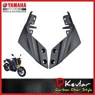 ฝาข้างด้านหลัง ซ้าย-ขวา MT-15 ลายเคฟล่า D-Kevlar Duke Shop  แฟริ่งคอกุญแจ MT15 YAMAHA MT-15 อะไหล่แท