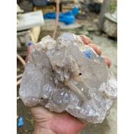 Original rough white quartz stone for home decoration, high energy purification 4.5cm, weight 750gra