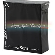 SKUBBLaundry bag with stand, black, 80 l