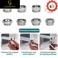 [MDJ]  Faucet Adapter Set, With Washer 18/20/22/24mm To 22mm Water Filter Adapter,  Metal Faucet Con