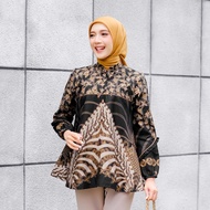Gania Blouse Batik Wanita Modern Batik Kerja Kantor Wanita