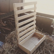 Wooden Tray With Slats Pine Wood Size 20x40x55 Cm.