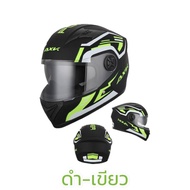 หมวกกันน็อค หมวกกันน็อคมอเตอร์ไซค์ ออกแบบกระจกสองอัน motorcycle helmet หมวกกันน็อคเต็มใบ กันหมอกทนต่