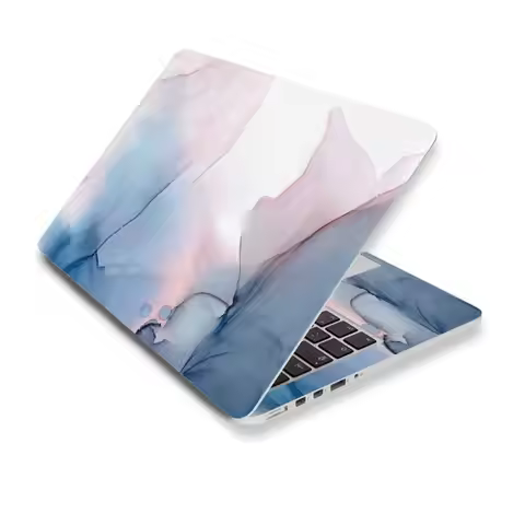 DIY Laptop Stickers Skins Vent Holes Waterproof Notebook Computer Decor A+C Side for Macbook /HP / D