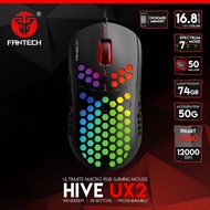 HOB Fantech Ux2 Hive Gaming Mouse Pixart 3360 Sensor Gaming Mouse With Premium Case