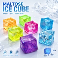 5x5x5cm Maltose cube toy Ice cube maltose cube squeeze toy Squishy Toys
