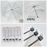 Clear 3-fold umbrella