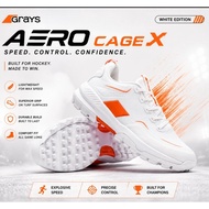 Grays Aero Cage X Hockey Shoes – White  (7.5uk)