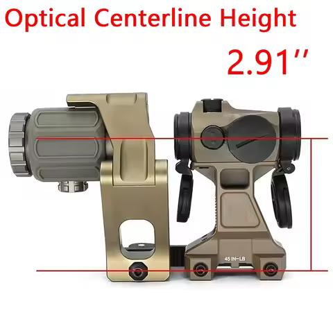 Tactical Hunting Unity 2.91 Scope Riser Mount FTC Magnifier Scope Mount For G23 G30 G33 G43 G45 FAST