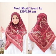 (Cod) Voal Motif Jumbo 130X130 Voal Motif Syari Best Seller Hijab