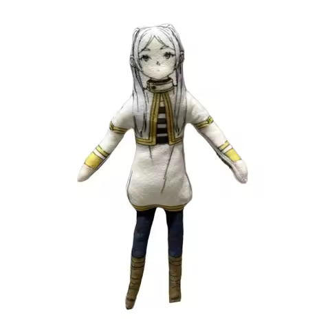 Frieren Beyond Journey's End Plush Dolls With Wire Frame Poseable Frieren Fern Stark Stuffed Toys Fo