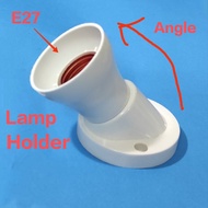 1 Biji E27 Lamp Holder Angle bulb Holder e27