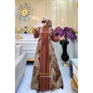 Efektif Raihana Set Dress Amore By Ruby Gamis Setelan Motif Bunga Tali