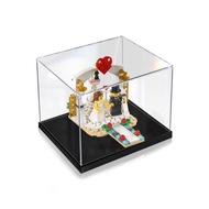 Transparent Acrylic Display For 40197 Wedding Series Display Case Dustproof Cover