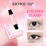 SKYKO Dual-end Eyeliner Stamp Waterproof Eyeliner Pen 2 Color