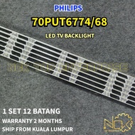 PHILIPS 70PUT6774/68 TV LED BACKLIGHT BARU READY STOCK 70PUT6774