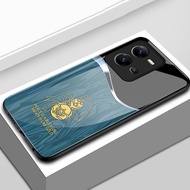 Casing hp For VIVO V25 5G V25E 4G Case Casing pattern Like used as well as HP Case Hard glass Silico