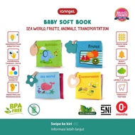 IQ25221 IQANGEL BABY SOFT BOOK UK.10X10 CM CONTENTS 10 PAGES