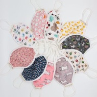 Wing Ko Kids - 韓國布口罩（女士及中童適用）--藍點