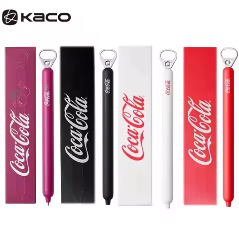 KACO × Coca-Cola Co-Branded Gel Pen Creative High-Value Cherry Pull-Tab Design, INS-Style, Stress-Re