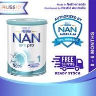 [Ready Stock] Nestle NAN OPTIPRO 1 Premium Starter Infant Formula (800g) From 0 to 6 Months Newborn 