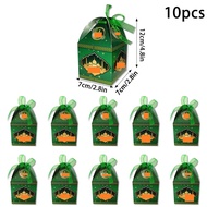 10pcspacket Ramadan candy box 2026 Eid al-Fitr Moon Castle candy biscuit box holiday party gift box