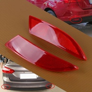 DWCX 1 Pair Red Plastic Left & Right Rear Bumper Reflector Fit For Ford Focus BM51515COAE BM51515BOA