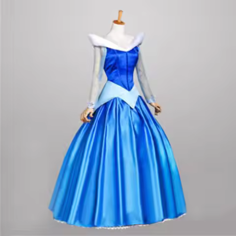 Sleeping beauty Anime clothing Adult Cosplay Dress Princess Aurora pink dress costume Stage Performa