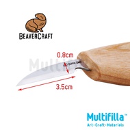 Beaver Craft Small Cutting Knife (C8) - Wood Carving Tool