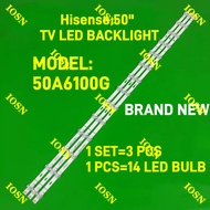 NEW 3PCS Hisense 50" 50A6100G TV LED BACKLIGHT BARU 50A6100
