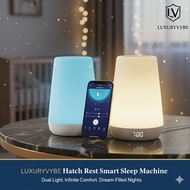 LUXURYVYBE Hatch Rest Smart White Noise Machine Time-to-Rise Night Light App-Controlled Bluetooth Ba