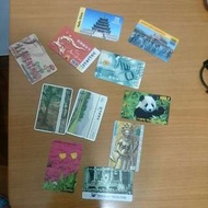 舊電話卡一堆 (東南亞)