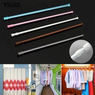 YEH-Extendable Telescopic Spring Loaded Tension Curtain Voile Net Shower Rod Pole