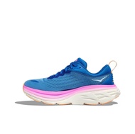 รองเท้าของแท้ HOKA  ONE ONE Bondi 8 รองเท้าผ้าใบสำหรับผู้ชาย และผู้หญิง