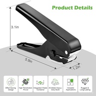 Penebuk Slot Tugas Berat, Penebuk Lubang Lencana Pegang Tangan, Penebuk Kad ID Logam Semua, Alat Pen