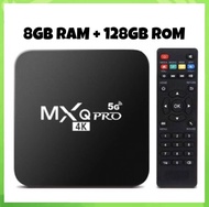 M XQ Pro 4k Android TV Box 5G 16GB RAM+256G ROM + i8 Wireless 2.4GHz Mini Keyboard Wi-Fi Quad Core H