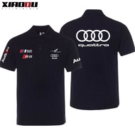 Audi | Audi Audi RS performance racing periphery POLO shirt mens custom short-sleeved cotton T-shirt
