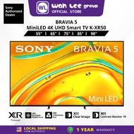 Sony BRAVIA 5 55“ 65” 75“ 85” 98“ Inch Mini LED XR Processor 4K Ultra HD High Dynamic Range (HDR) Sm