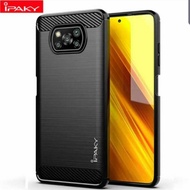 HITAM Slim FIT SOFT CASE CARBON Black XIOAMI POCOPHONE F1 MI PLAY MI MIX 2S POCO X3 NFC X5 X6 M3 M5S